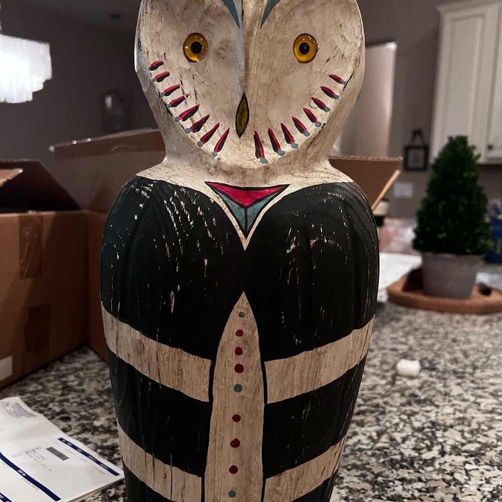 Handcarved Spirit Owl